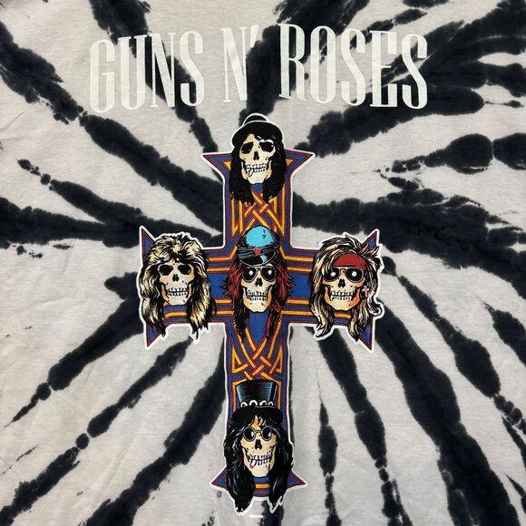 Guns N Roses Appetite for Destruction Tie Dye T-Shirt 2XL - Picture 2 of 4